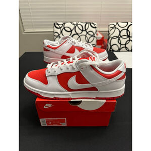 New Nike Dunk Low Championship Red Men’s Size 13